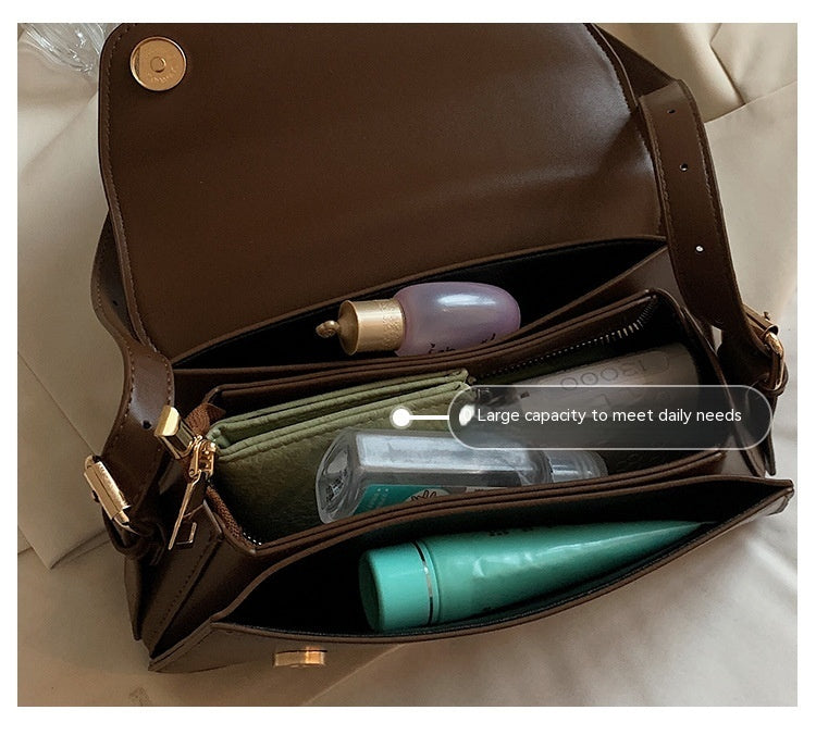Sac épaule femme tendance vue intérieure