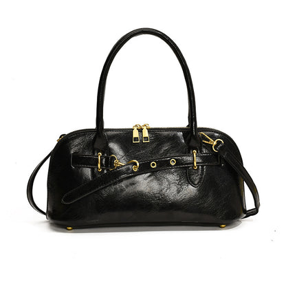 Sac portable rétro rouge