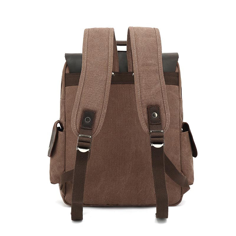 Sac dos canvas café voyage