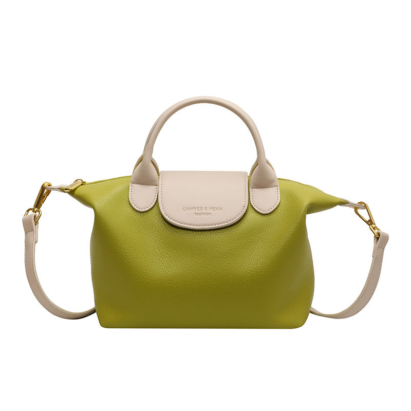 Sac à épaule PU vert polyvalent