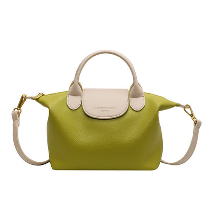 Sac à épaule PU vert polyvalent
