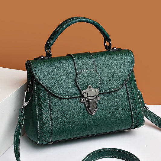 Sac à épaule rétro femme – cuir souple