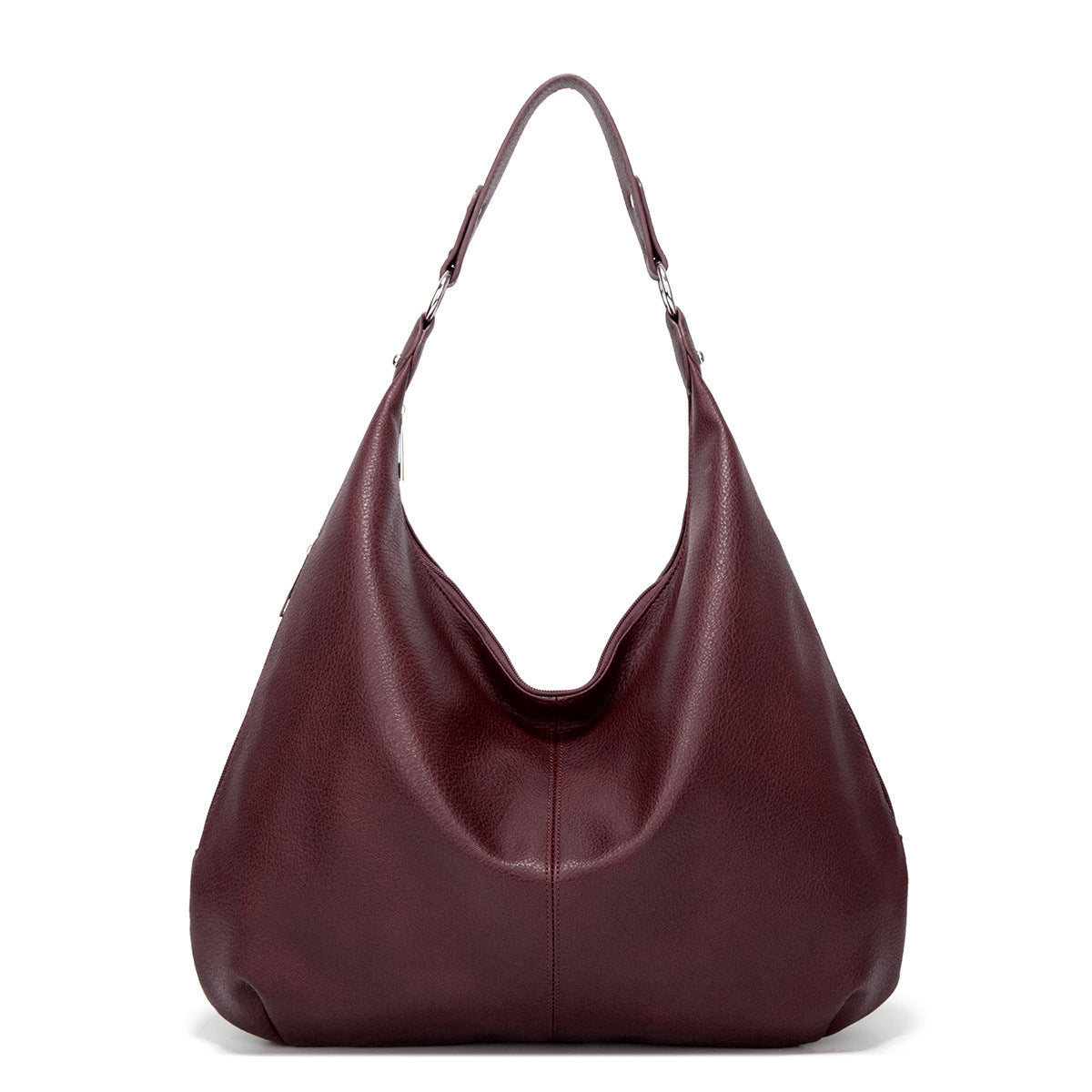 Éva tote bleu noir vue face