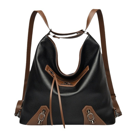 Sac crossbody beige multicompartiments