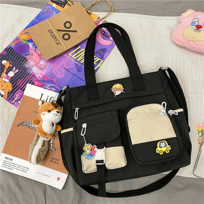 Sac nylon bleu campus