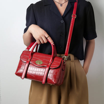 Grand sac fashion embosse vue face