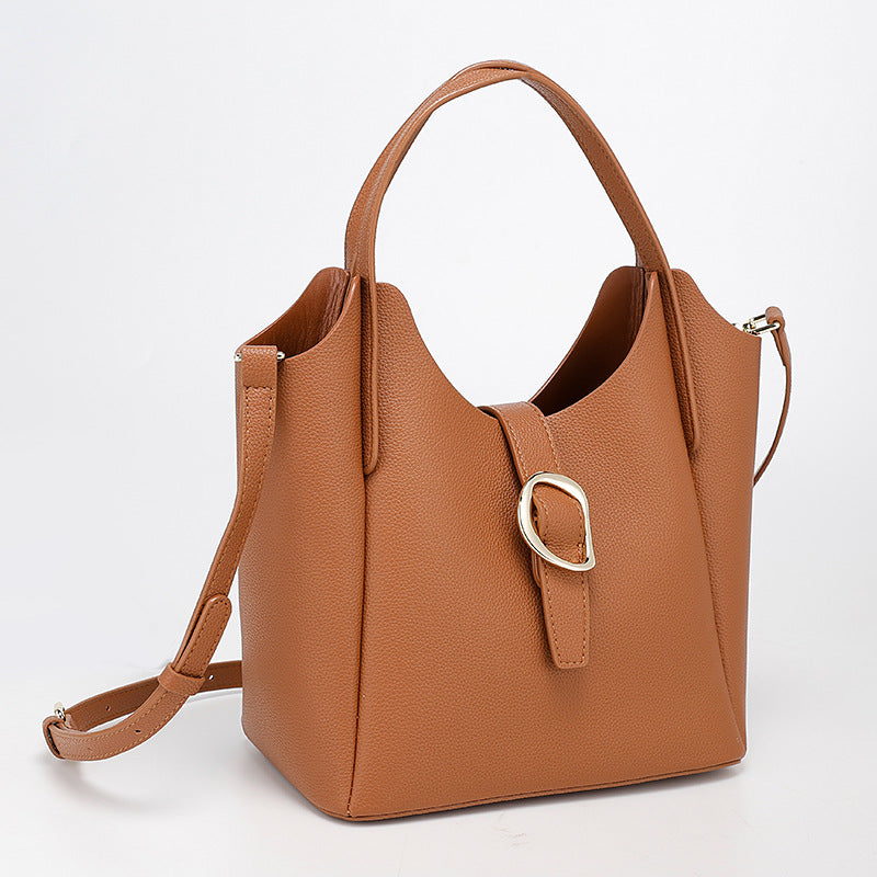 Sac bandoulière coton poche 3D vue face