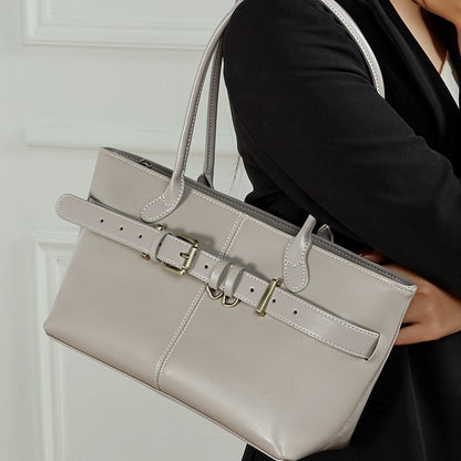 Sac commuter chocolat cuir