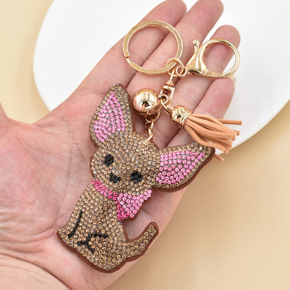 Pendentif strass vue face