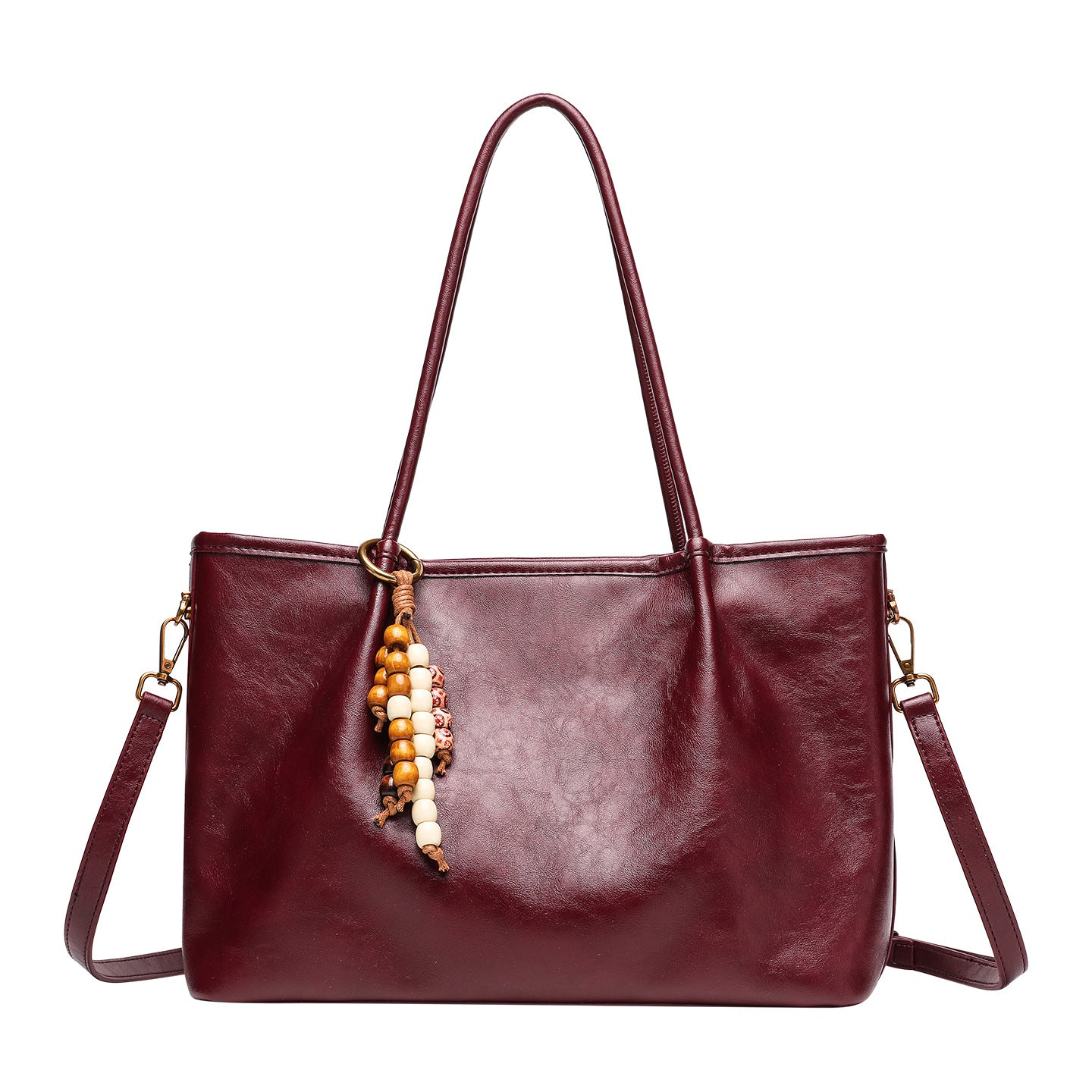 Tote Bag Underarm Niche Plissé Couleur Unie 5 Coloris