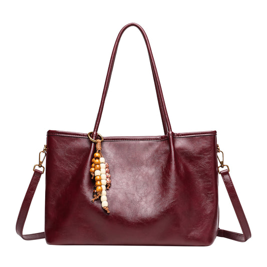 Tote Bag Underarm Niche Plissé Couleur Unie 5 Coloris