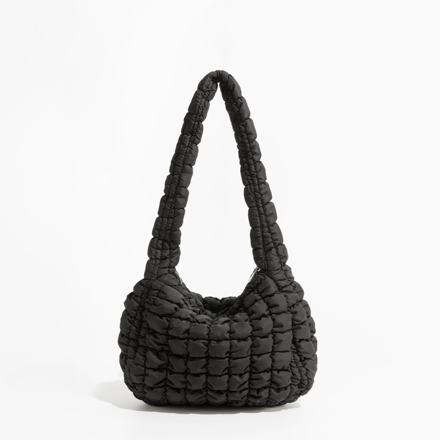 Sac hobo femme matelassé vue profil