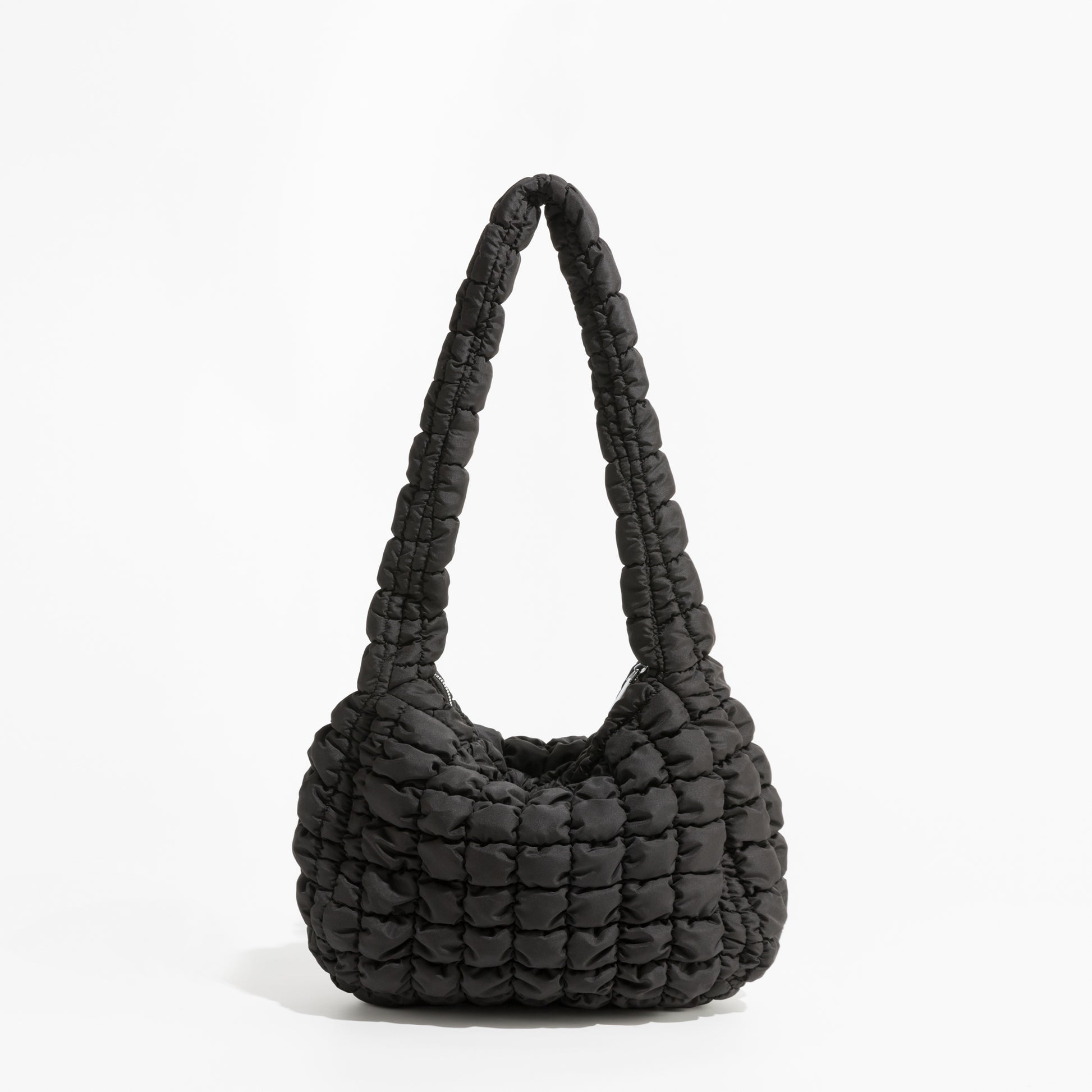 Sac hobo femme matelassé fermeture zip