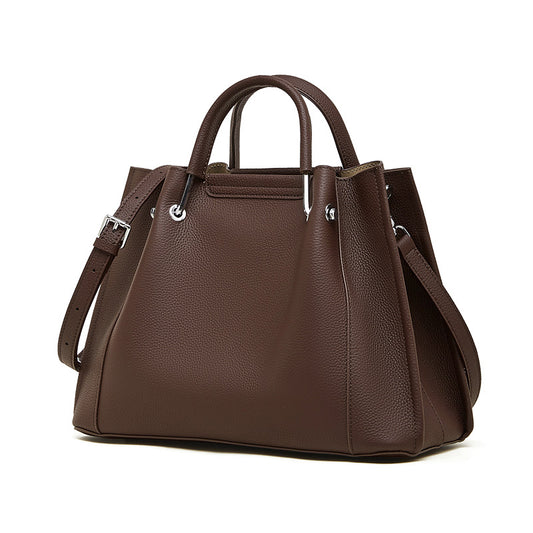 Sac à main grande capacité cuir noir 33x15x24