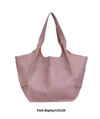 Vogalia Sac à main de grande capacité en cuir souple