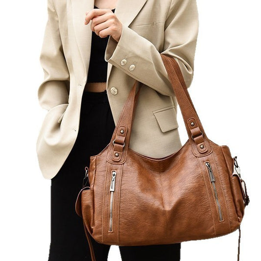 Sac Bandoulière Femme Rétro – Grande Capacité