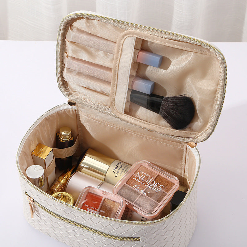 Intérieur trousse cosmétique doublure nylon lavable, imperméable, facile à nettoyer, fond de teint

