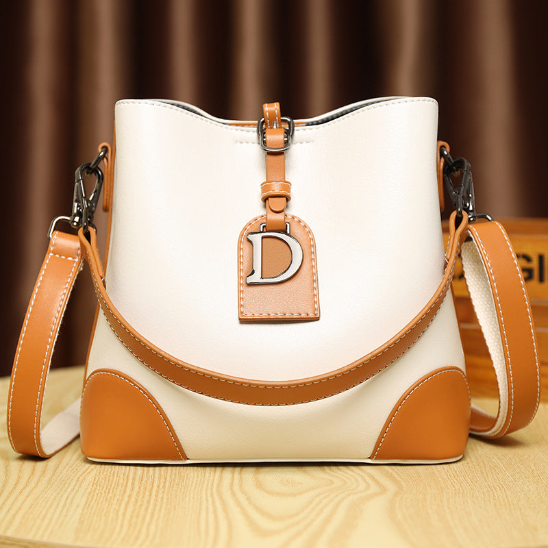 Sac seau cuir souple vue intérieure