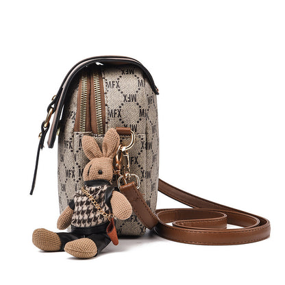 Sac de téléphone portable rétro multicouche pour femme - Vogalia