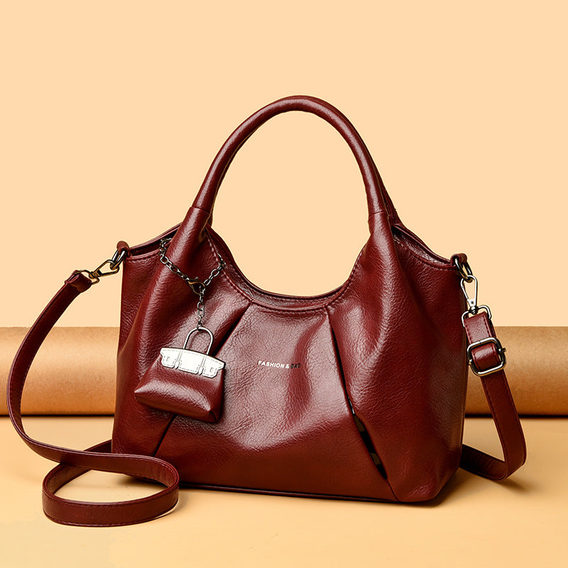 Sac à épaule cuir composite vue profil