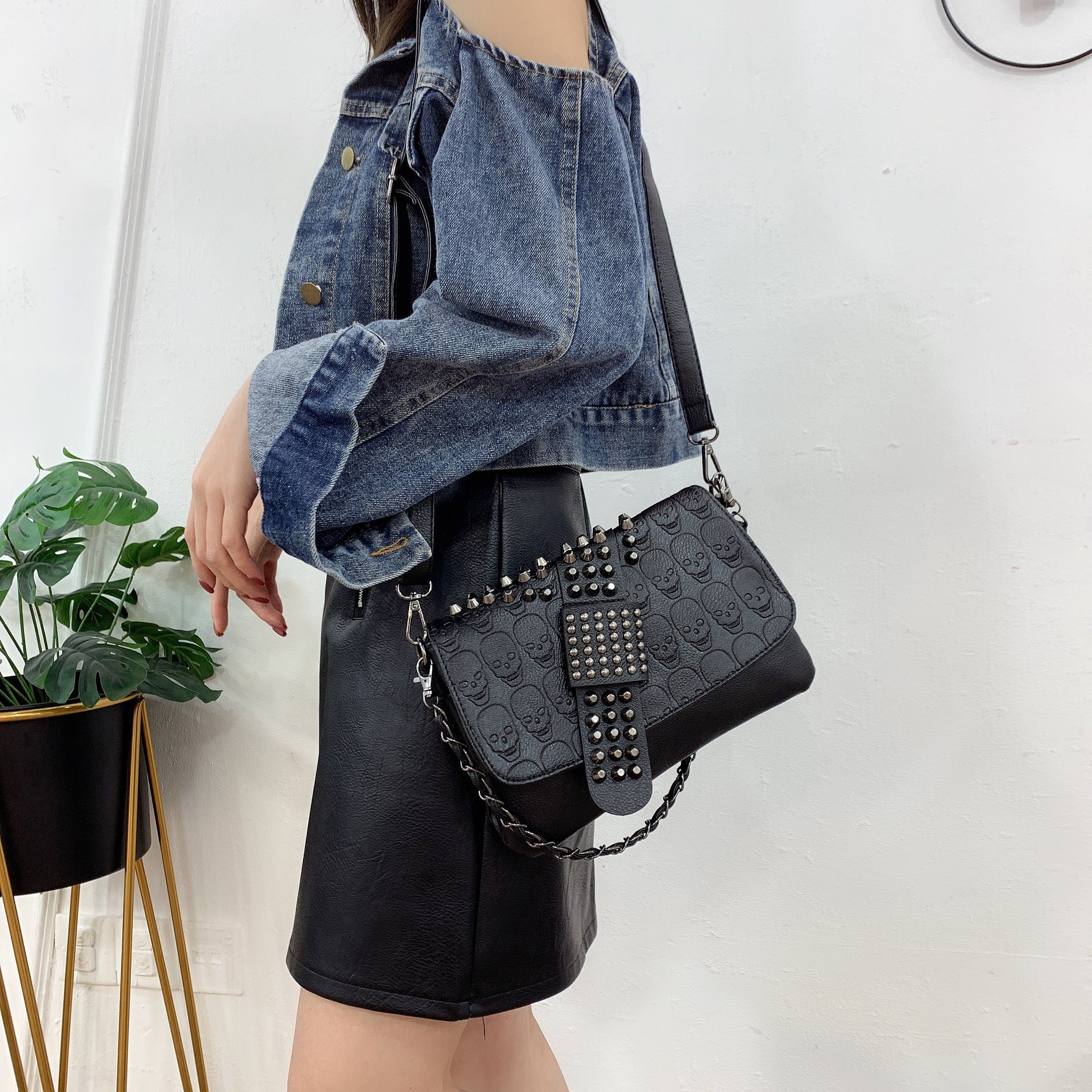 Sac rock noir 2 coloris