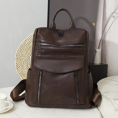 Sac à dos rétro en PU pour femmes - Élégance et style à porter au quotidien - Vogalia