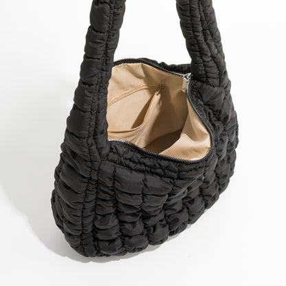 Sac hobo femme nylon vue intérieure grande capacité