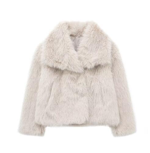 Manteau d'hiver en peluche pour femmes