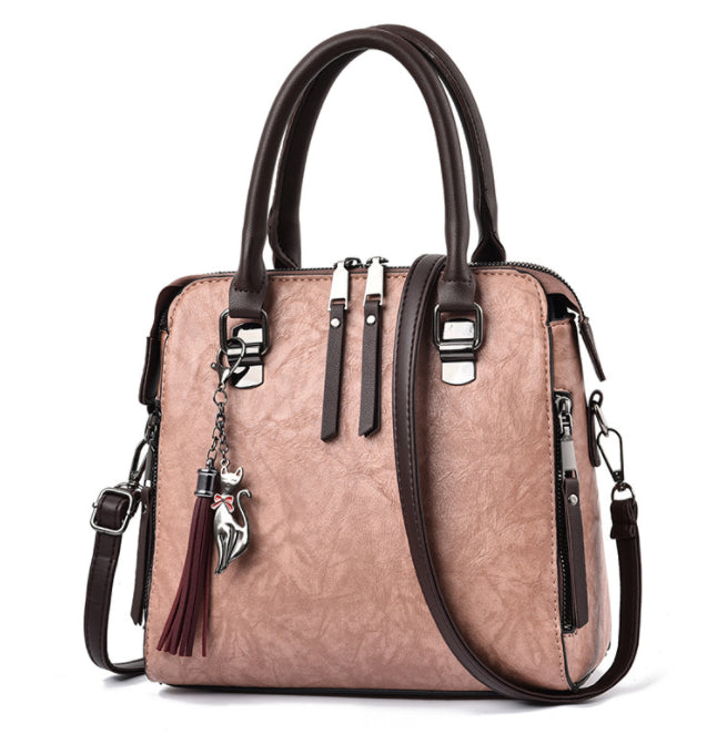 Sac tote luxe vintage glands vue profil