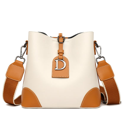 Sac seau rétro 21x12x20cm vue profil