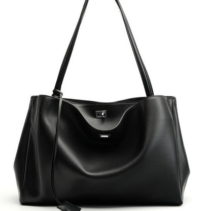 Sac main épaule suède noir tendance