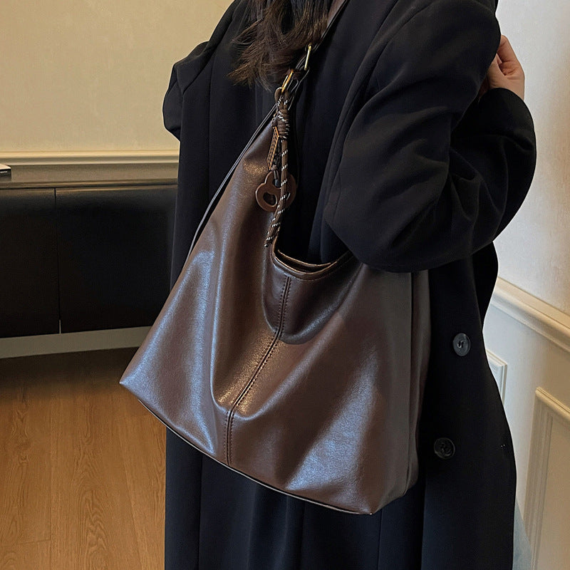 Sac vintage grande capacité vue face