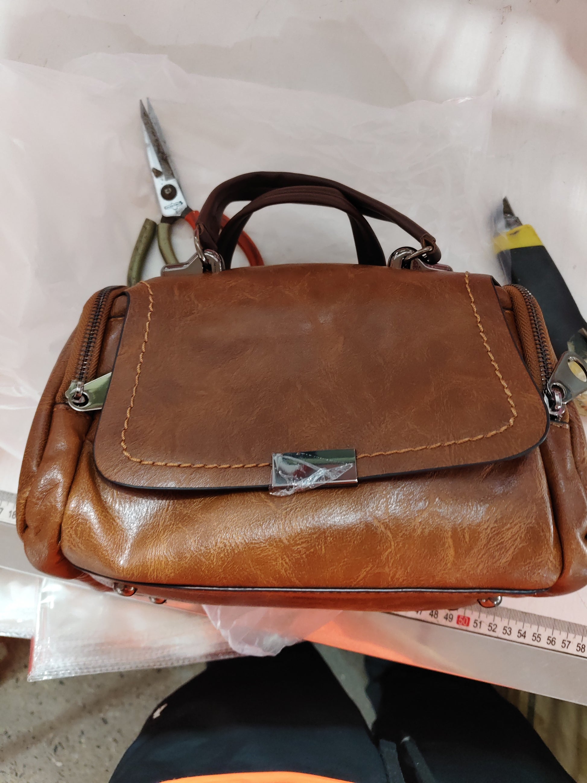 Sac boston vert rétro