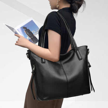 Tote bag épaule gris-bleu tendance