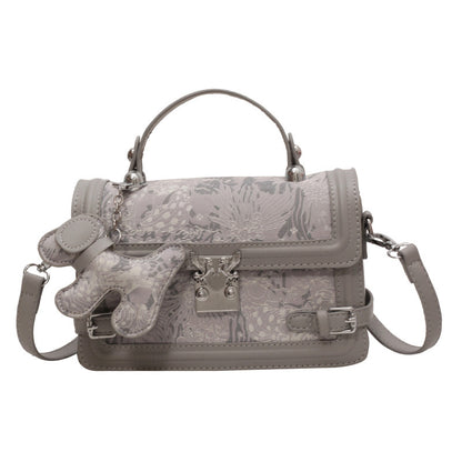 Sac épaule gris haut de gamme