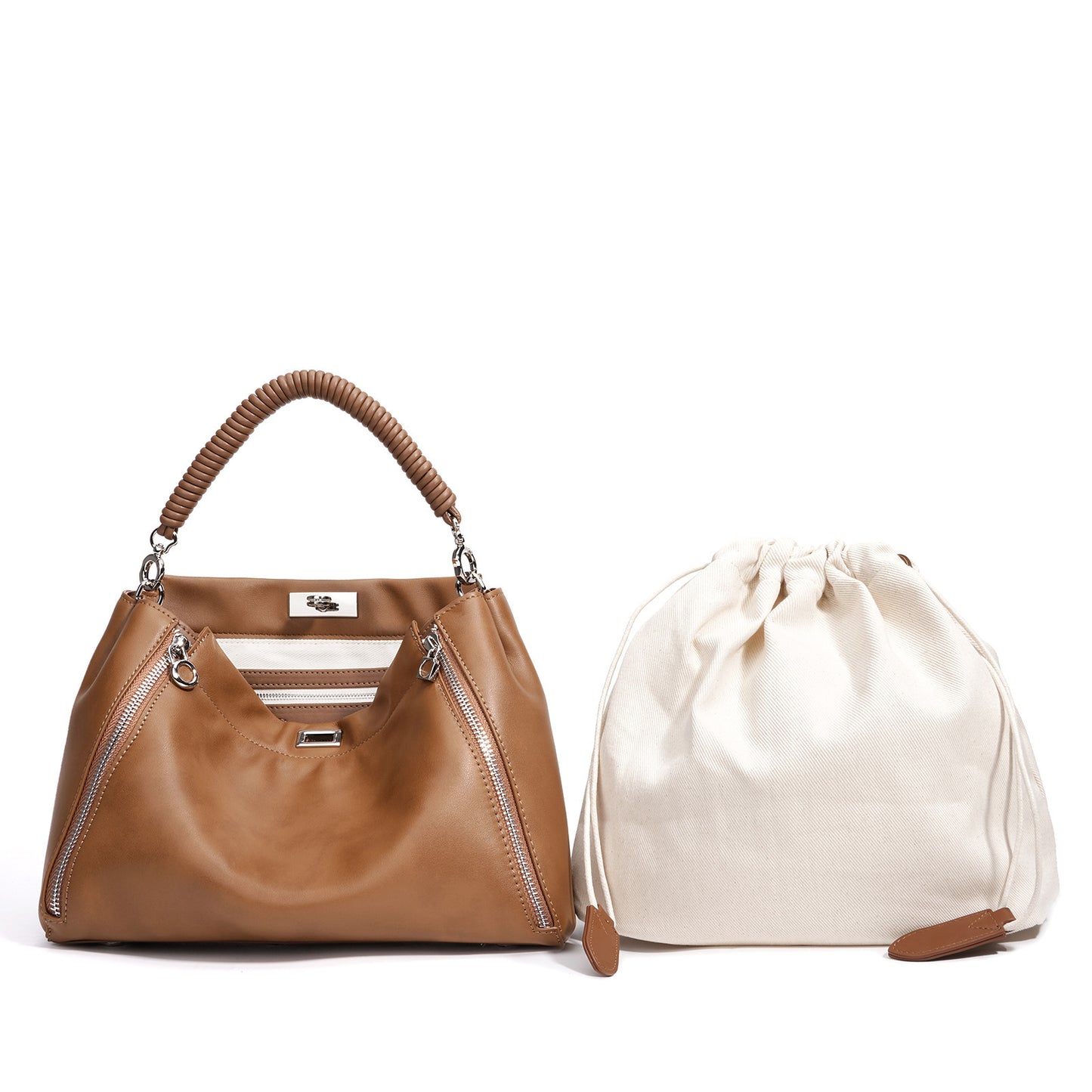 Sac commuter marron vintage