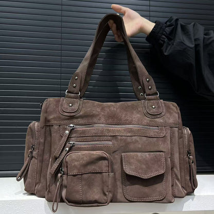 Tote daim détail texture