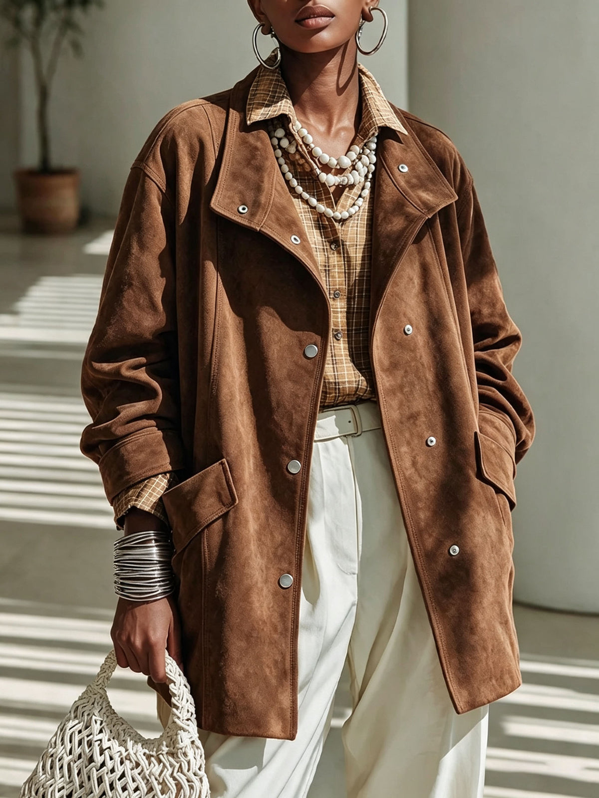 Laurence manteau vert vue face