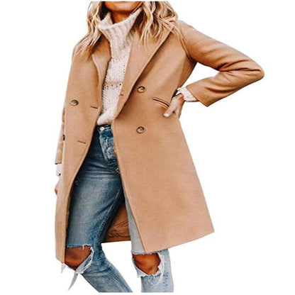 Della manteau kaki vue face