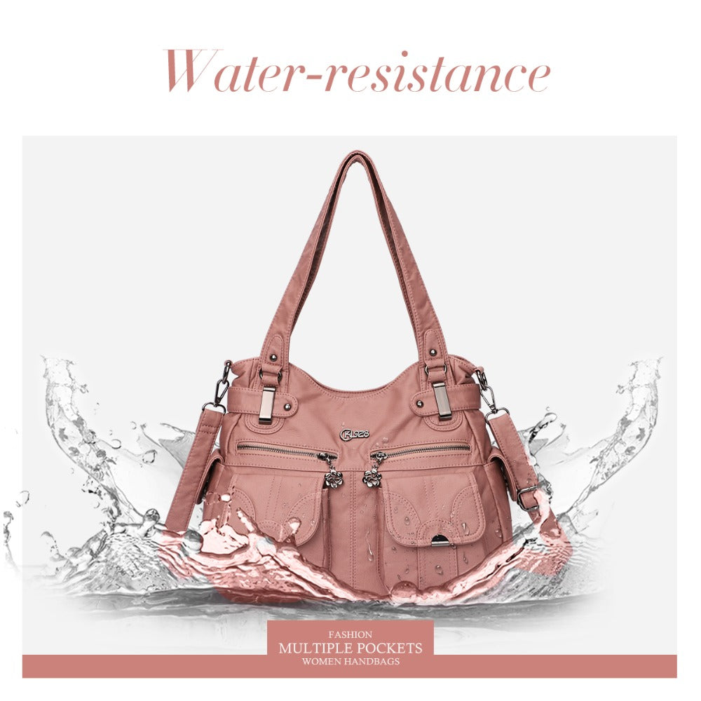 Sac tote cuir 8 coloris vue face