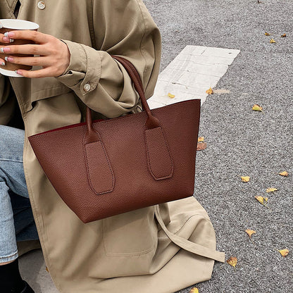 Domitille tote marron café 40x21x11cm