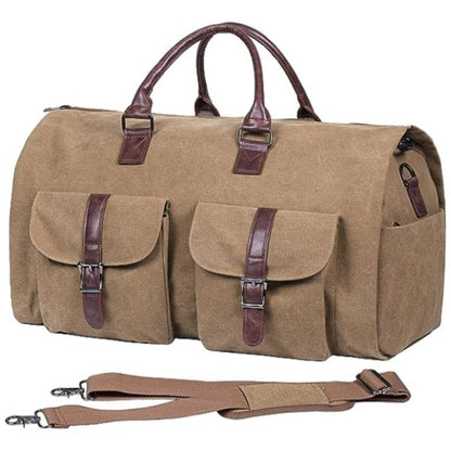 Sac de voyage pliable marron foncé