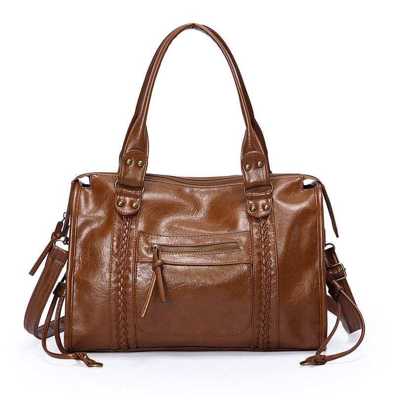 Sabine crossbody marron 38x26x16cm