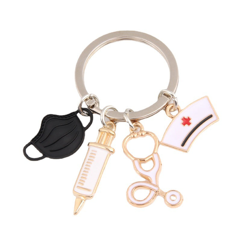 Porte-clés infirmière vue face
