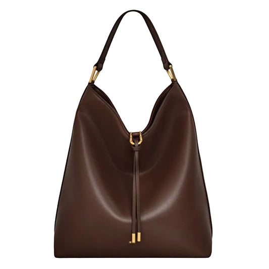 Sac underarm daim noir grande capacité