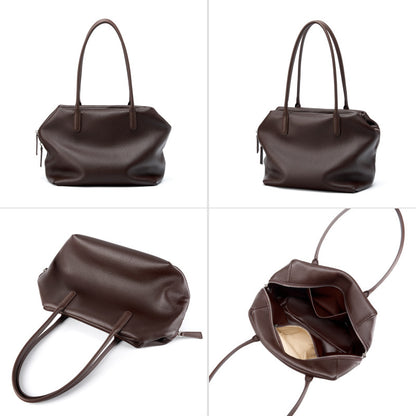 Grand sac cuir pleine fleur détail