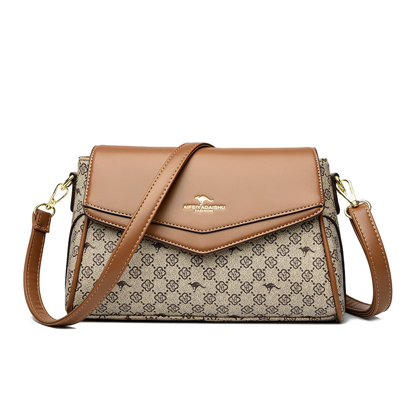 Sac diamant carreaux marron