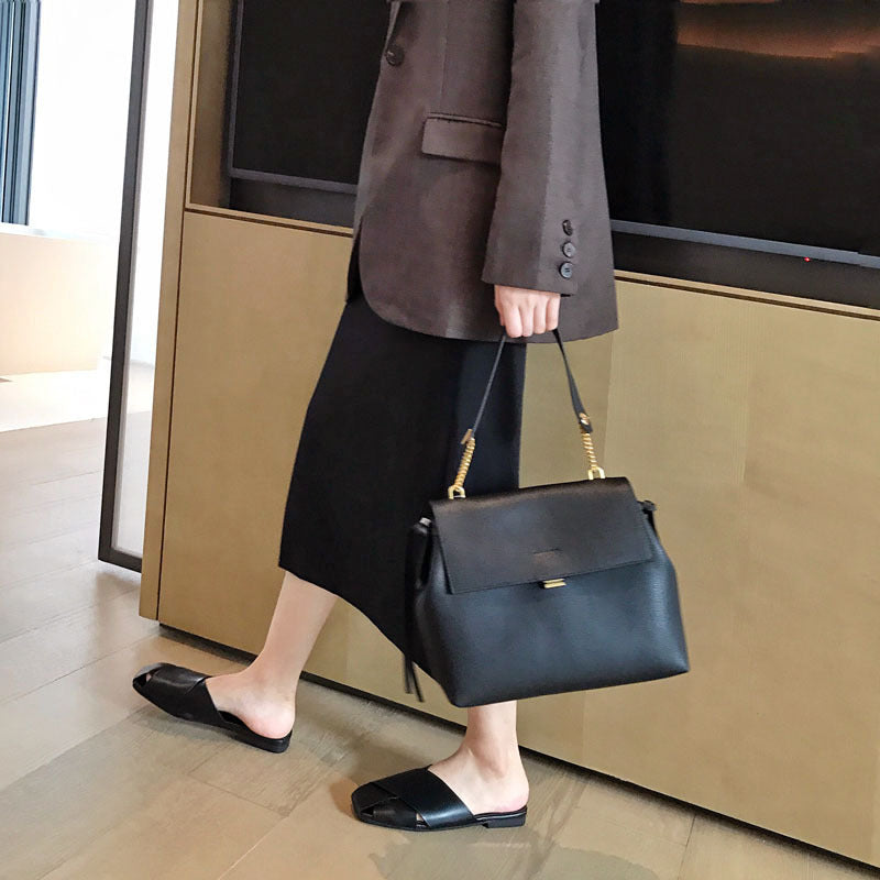 Sac à main femme cuir vachette marron