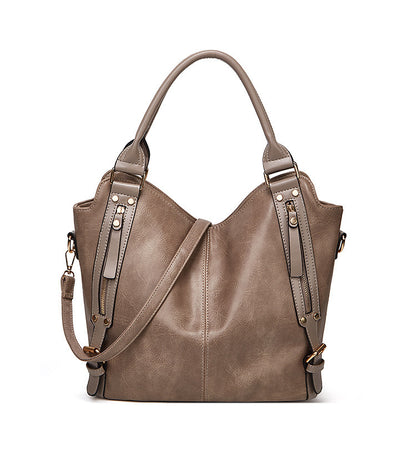 Sac à Main Femme Grande Capacité Cuir Huilé