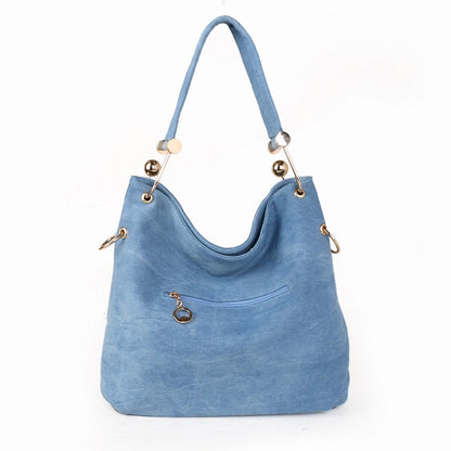 Sac seau denim détail